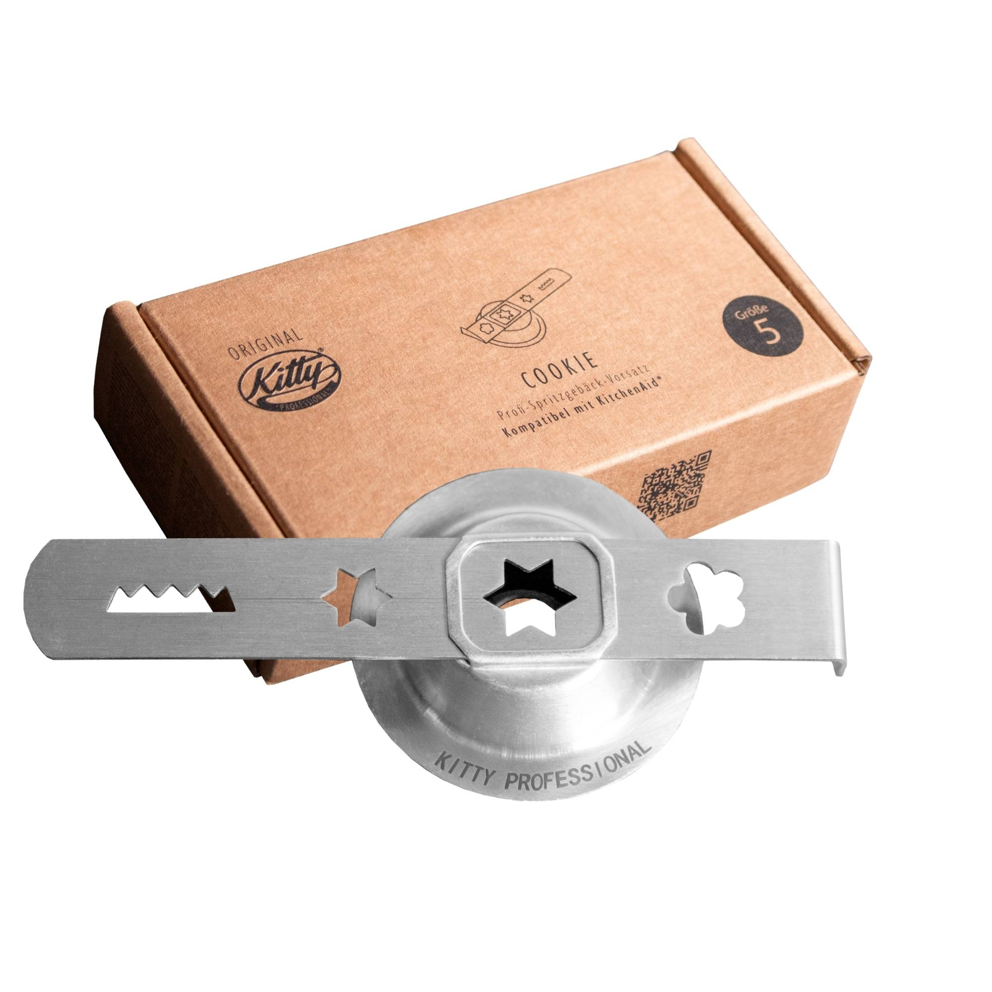 Ausstecher mit Box. Ausstecher hat verschiedene Formen, Stern, Herz, Blume und mehr.