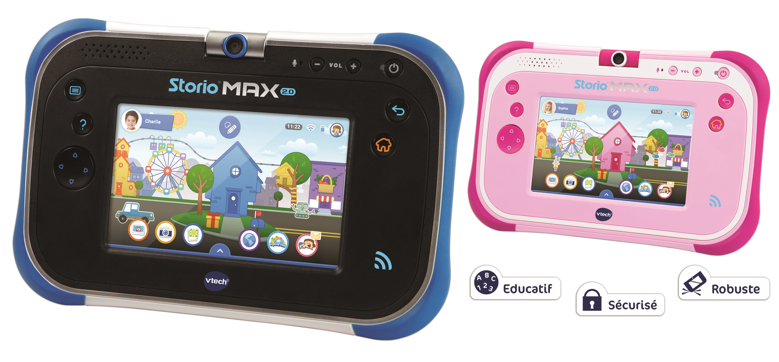 VTECH Storio Max 2.0 5, 8 GB, Azul, 5 " HD, 8 GB RAM, Dual Core, Tablet Android