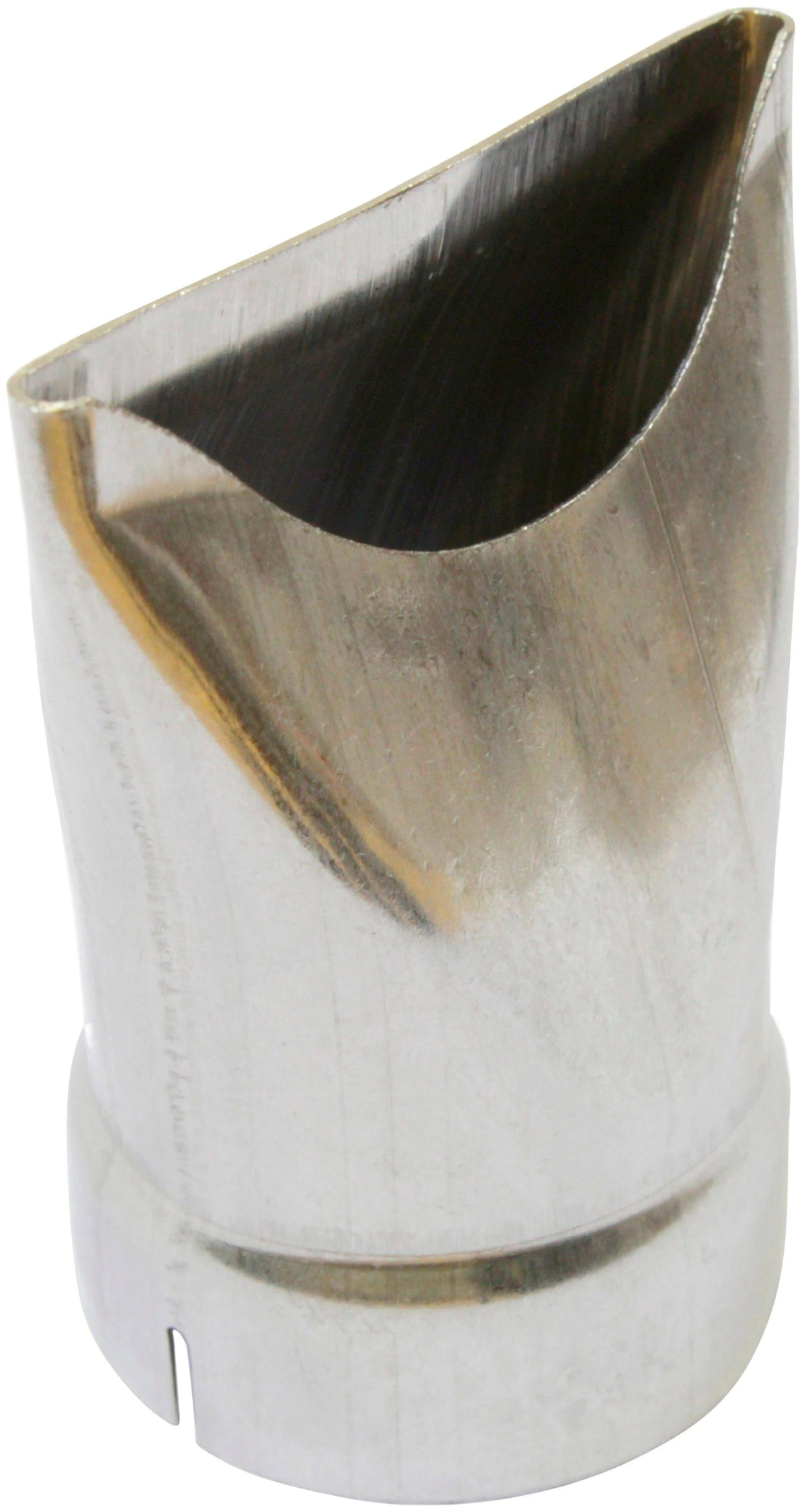 Metalowa dysza, ścięta pod kątem, przeznaczona do narzędzia.