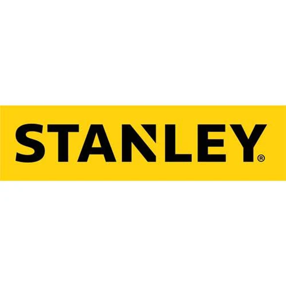 Yellow rectangle with black 'STANLEY' text.