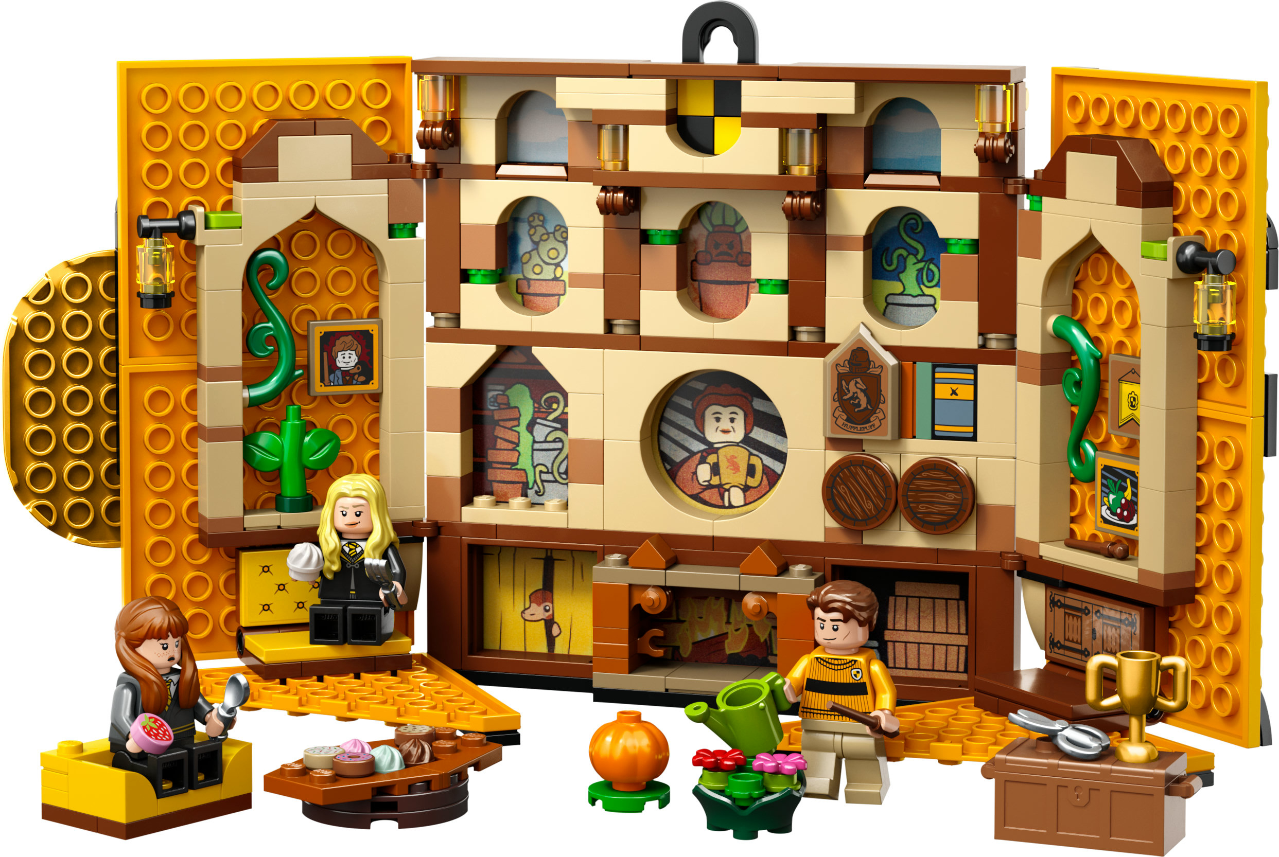 Lego Harry Potter Set. Enthält Hogwarts Gewächshaus. Figuren von Harry, Hermine und anderen sind enthalten.