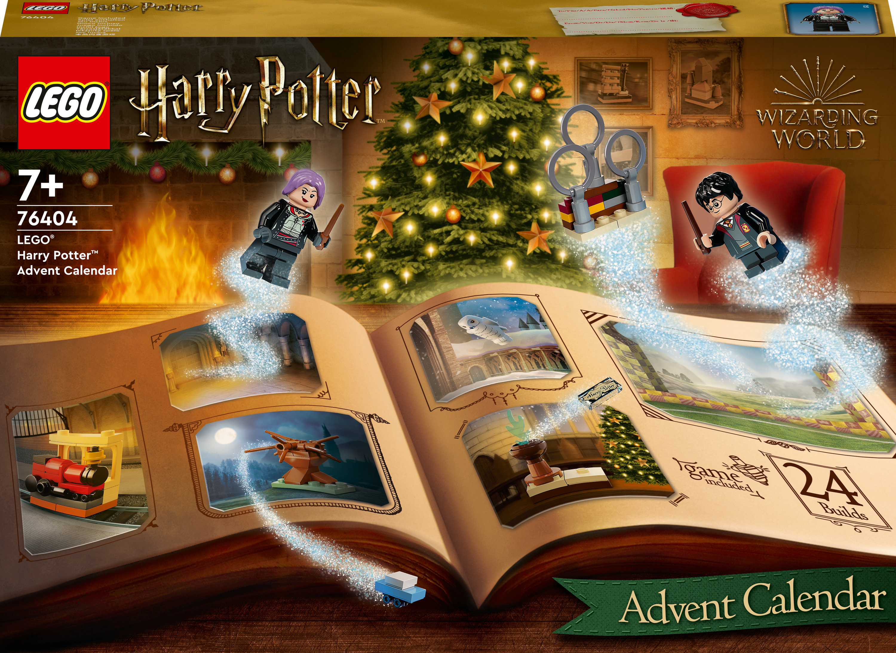 LEGO Harry Potter Adventskalender, open om meerdere Harry Potter thema builds te onthullen.