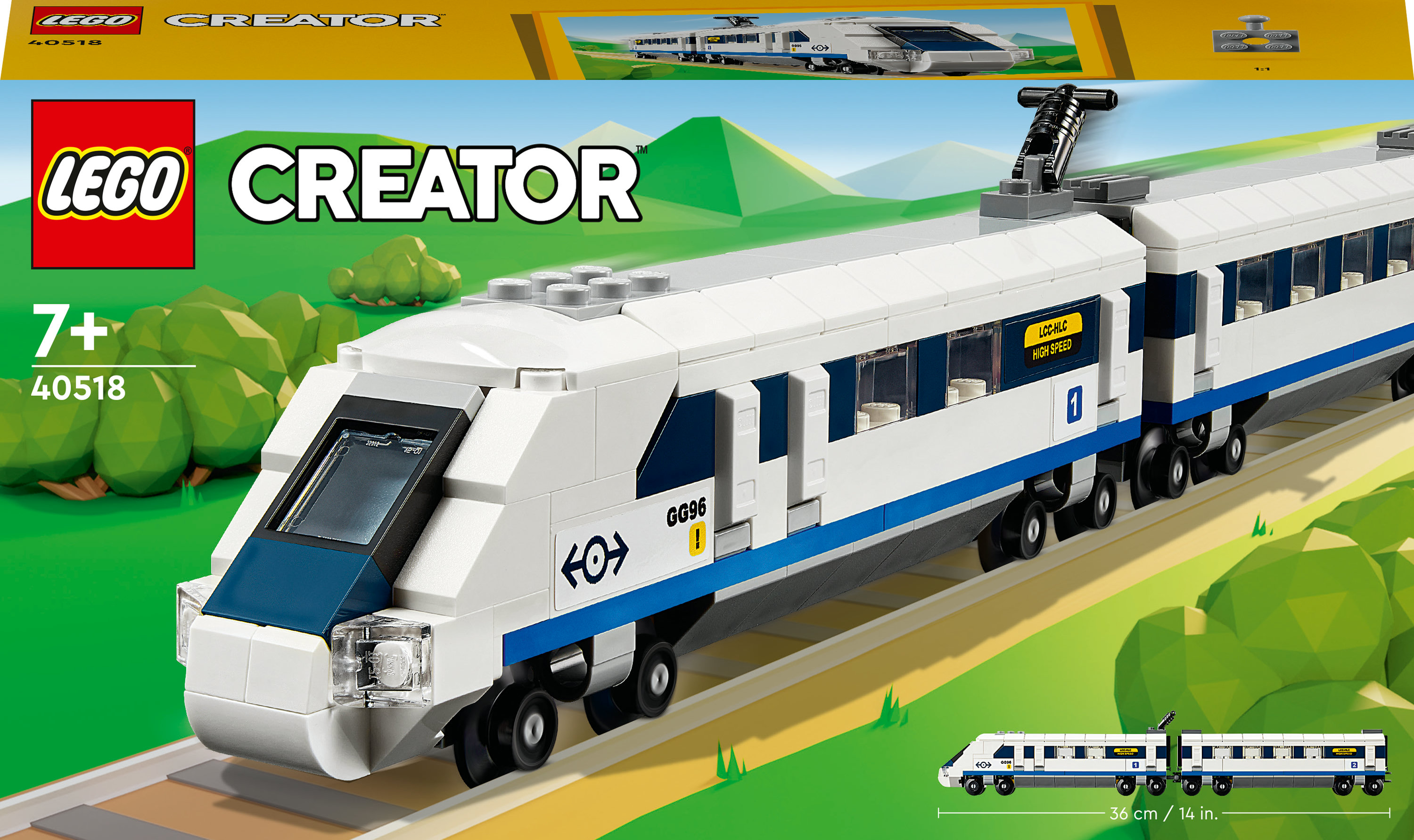 LEGO Creator Yüksek Hızlı Tren 40518
