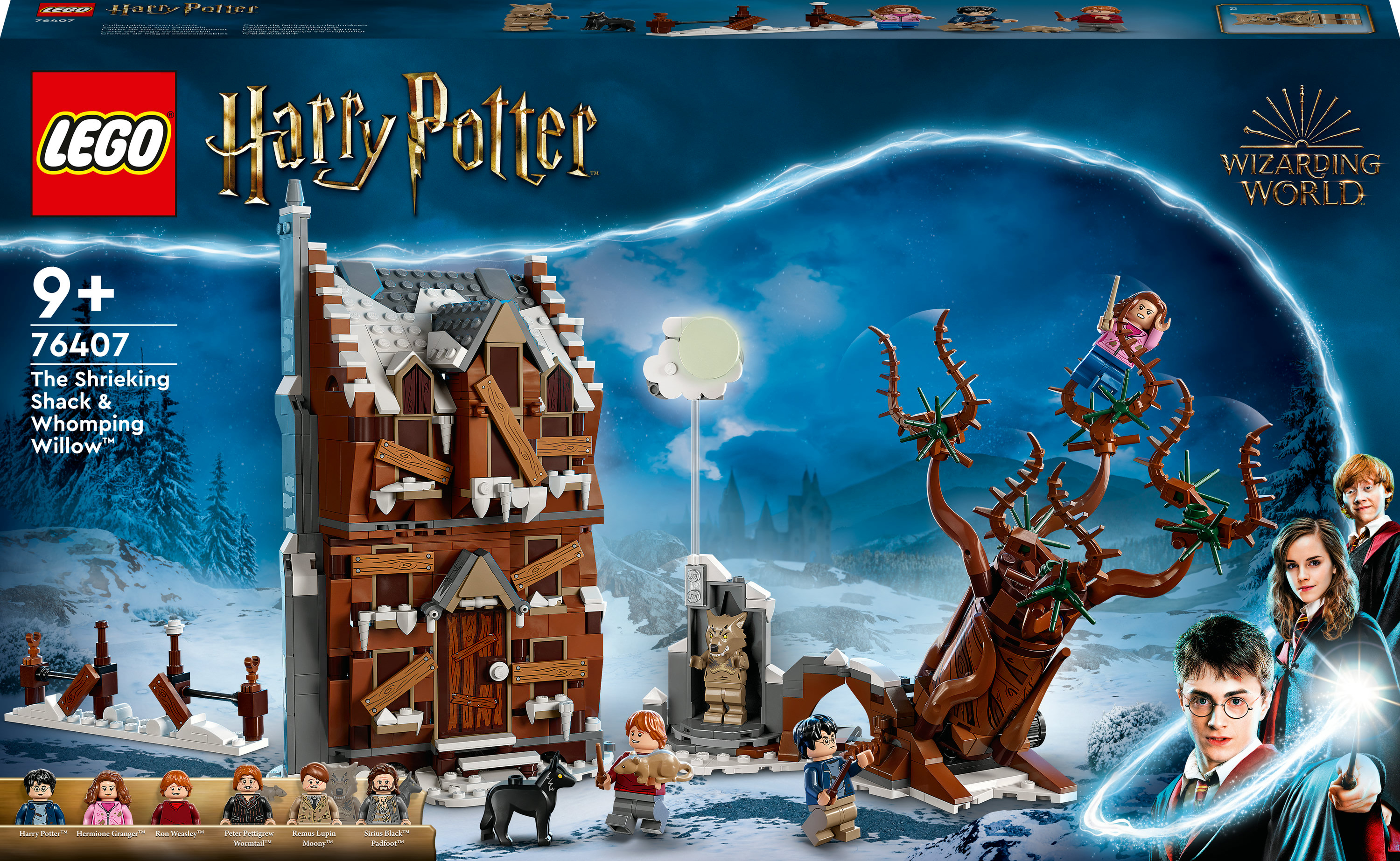 Lego Harry Potter The Shrieking Shack & Whomping Willow box art.