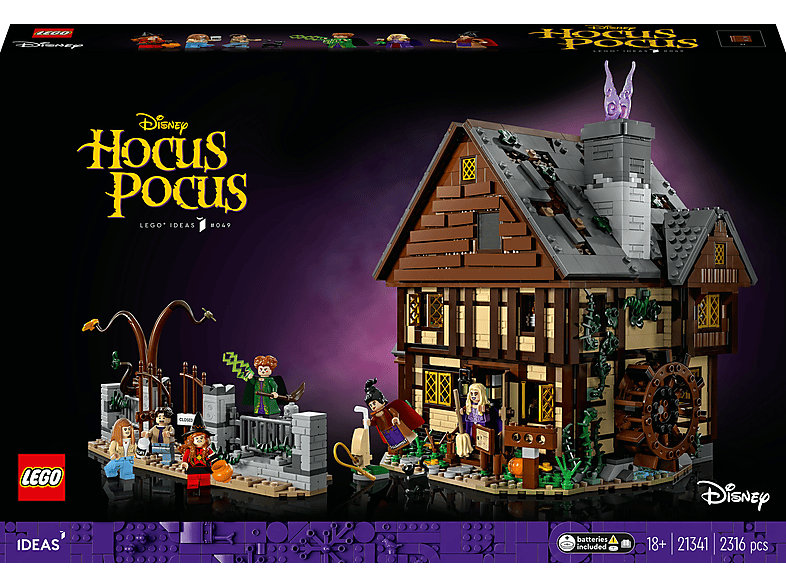 LEGO Ideas Disney Hocus Pocus: Sanderson Kardeşlerin Evi 21341
