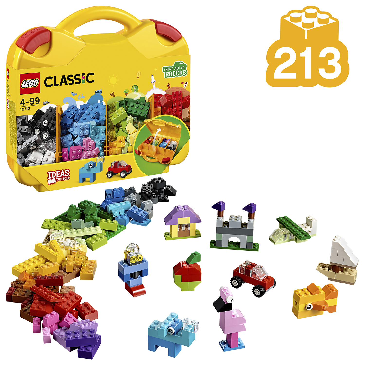 Klocki LEGO 10713 CLASSIC KREATYWNA WALIZKA P6 Wielokolorowy