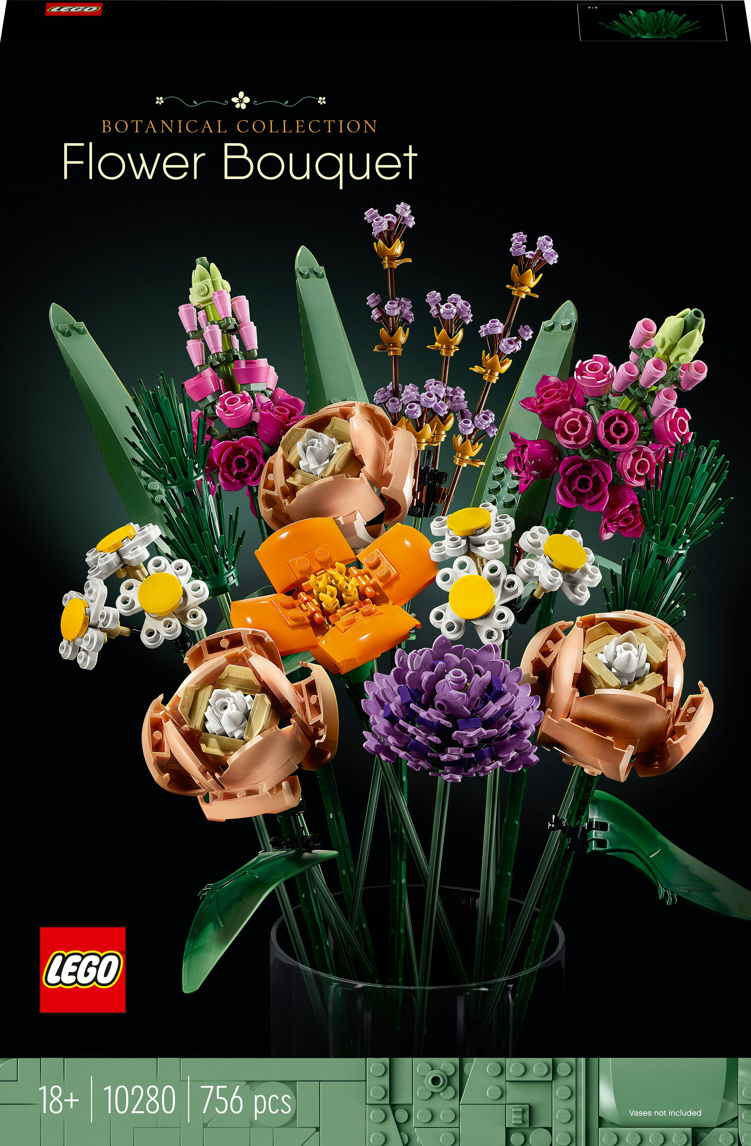 SUPRBIRD Set Di Blocchi Da Costruzione Per Bouquet, 588 Blocchi