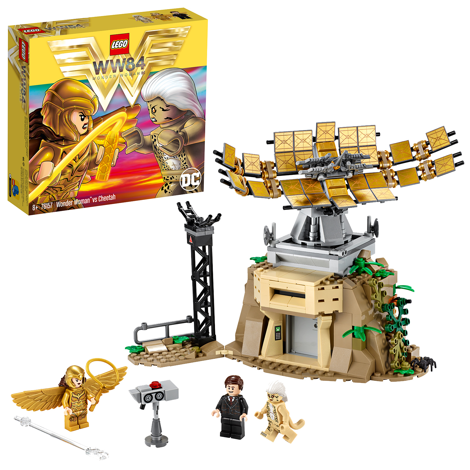 Lego Wonder Woman Set: Gebäude, Figuren und Zubehör.