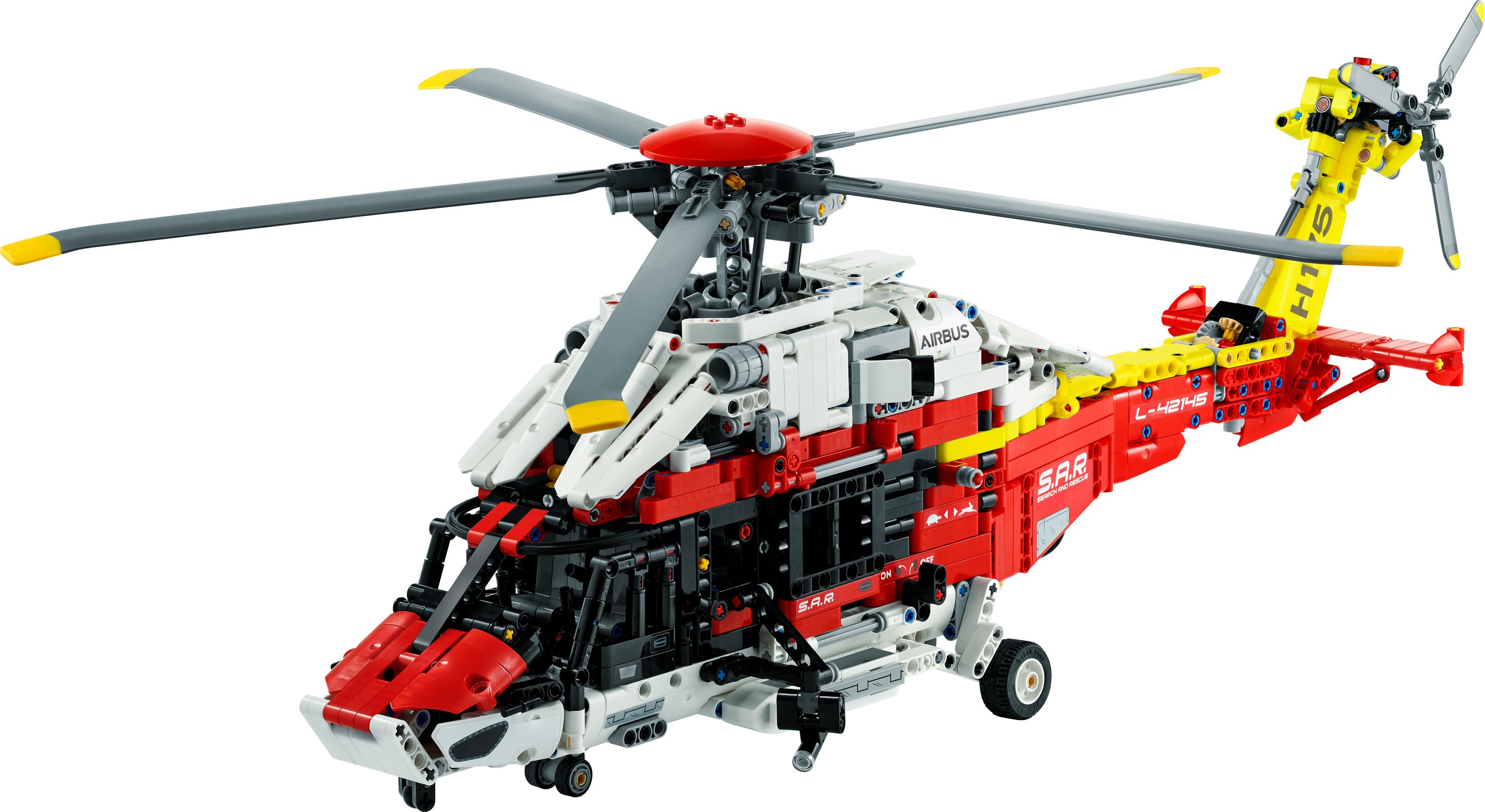 Model śmigłowca ratunkowego Lego Technic Airbus H175.