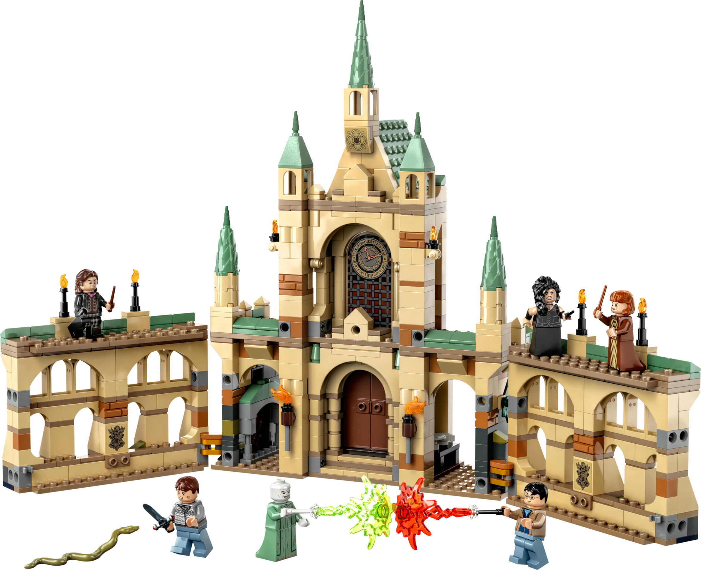 Lego Harry Potter Hogwarts Set mit Schloss, Figuren und Zubehör.