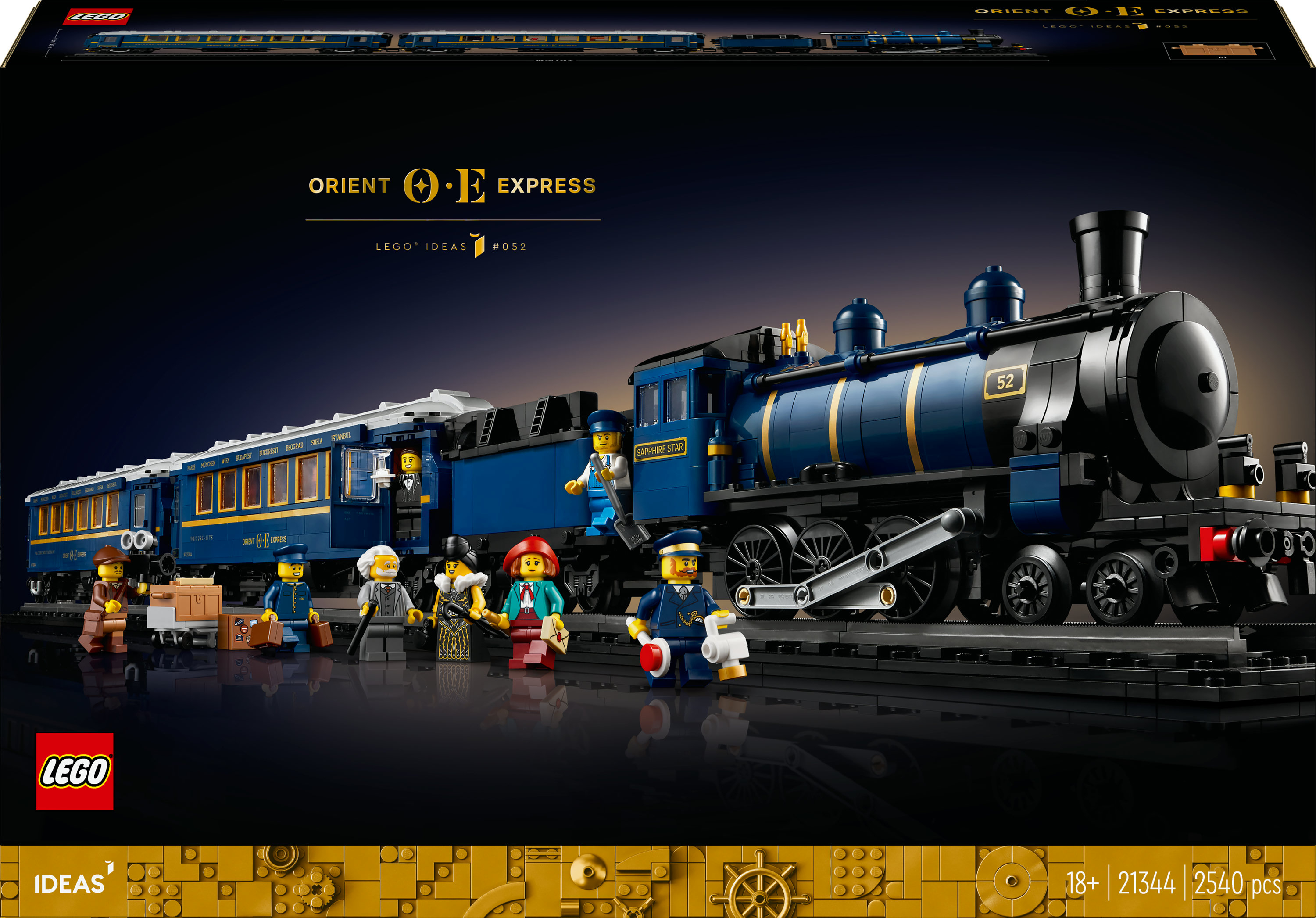 COSTRUZIONI LEGO 21344 Ideas Il Treno Orient Express