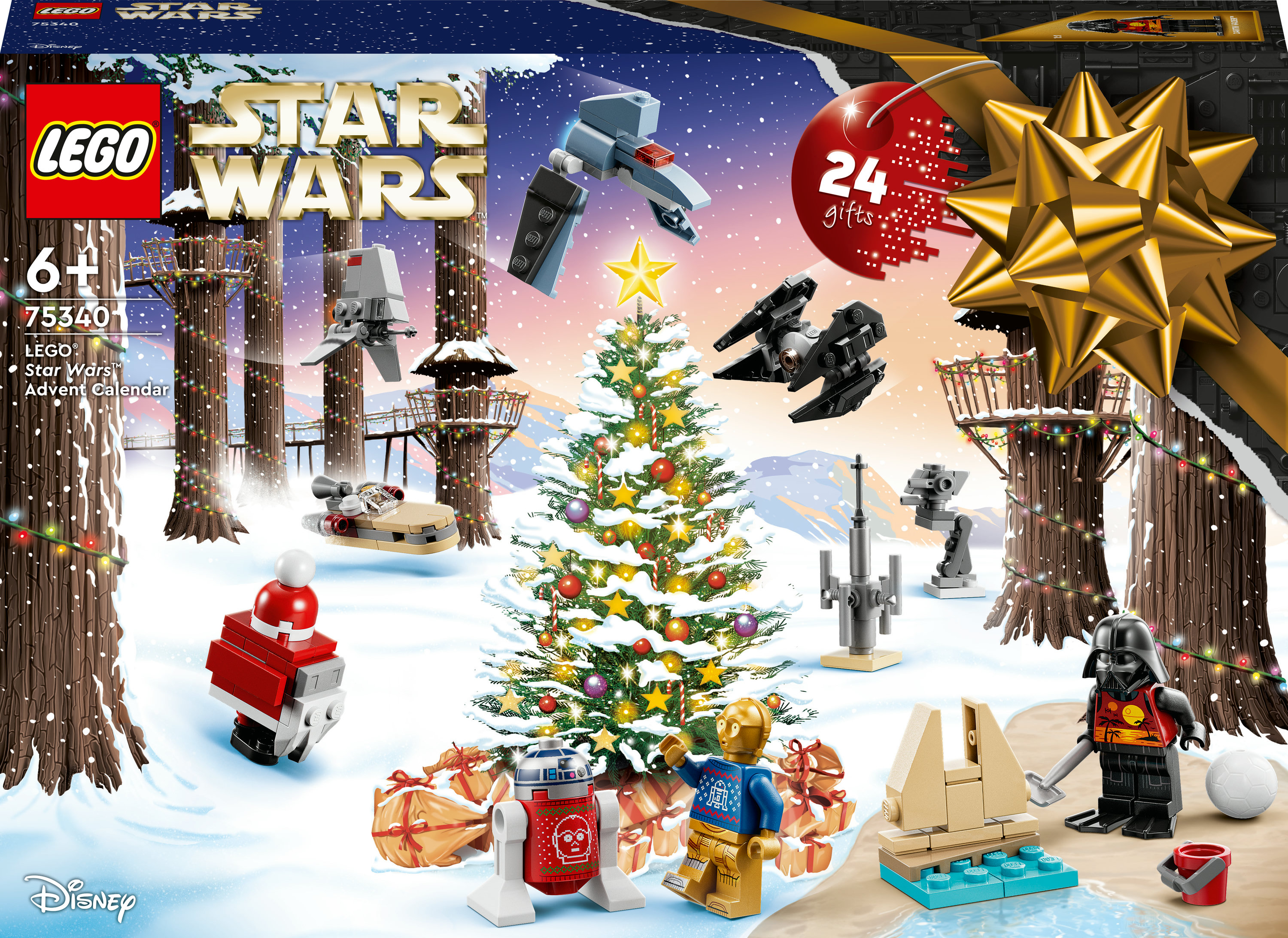 Lego Star Wars Advent Takvimi seti. Noel ağacı ve Star Wars karakterleri.