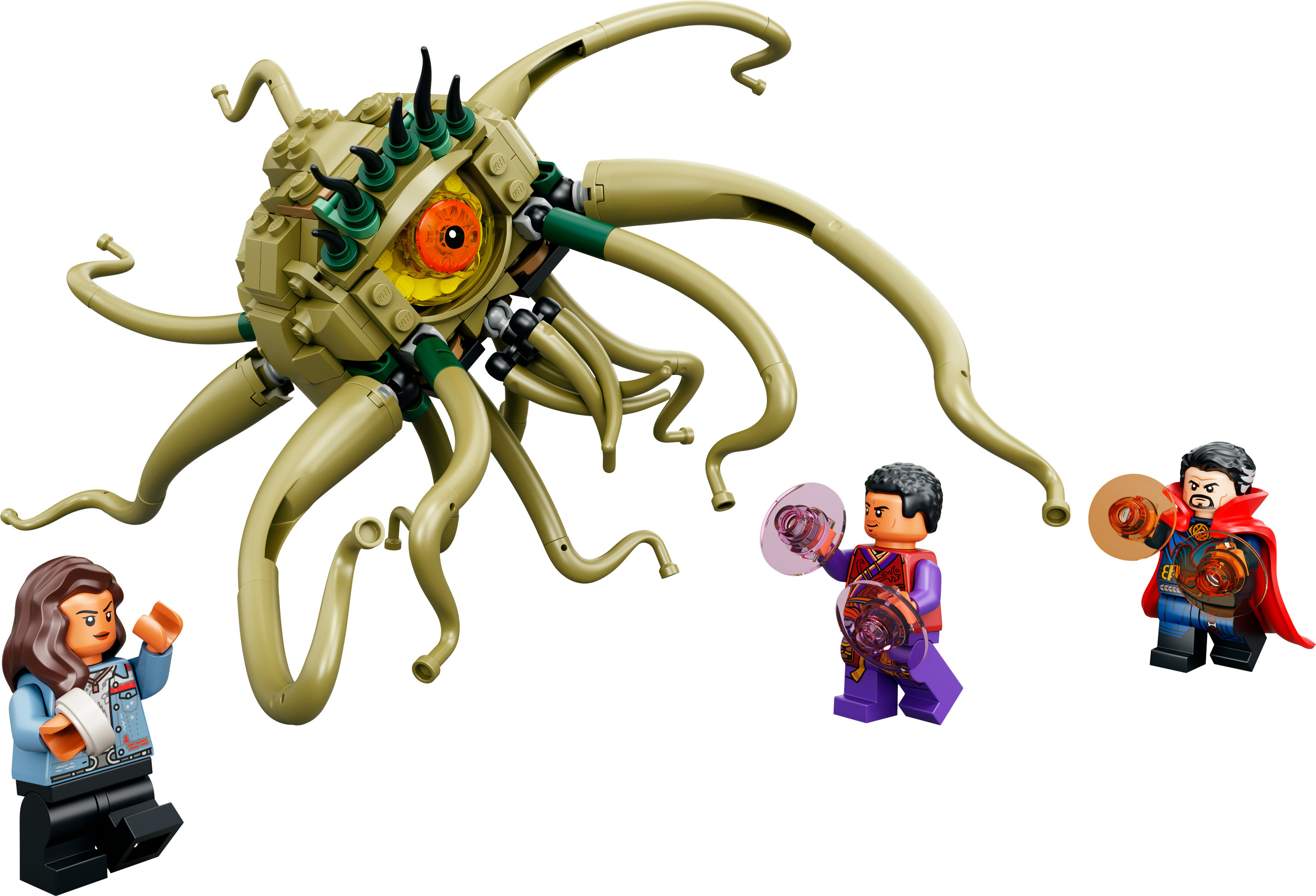 LEGO Doctor Strange Set mit Figuren, Monster und Action.