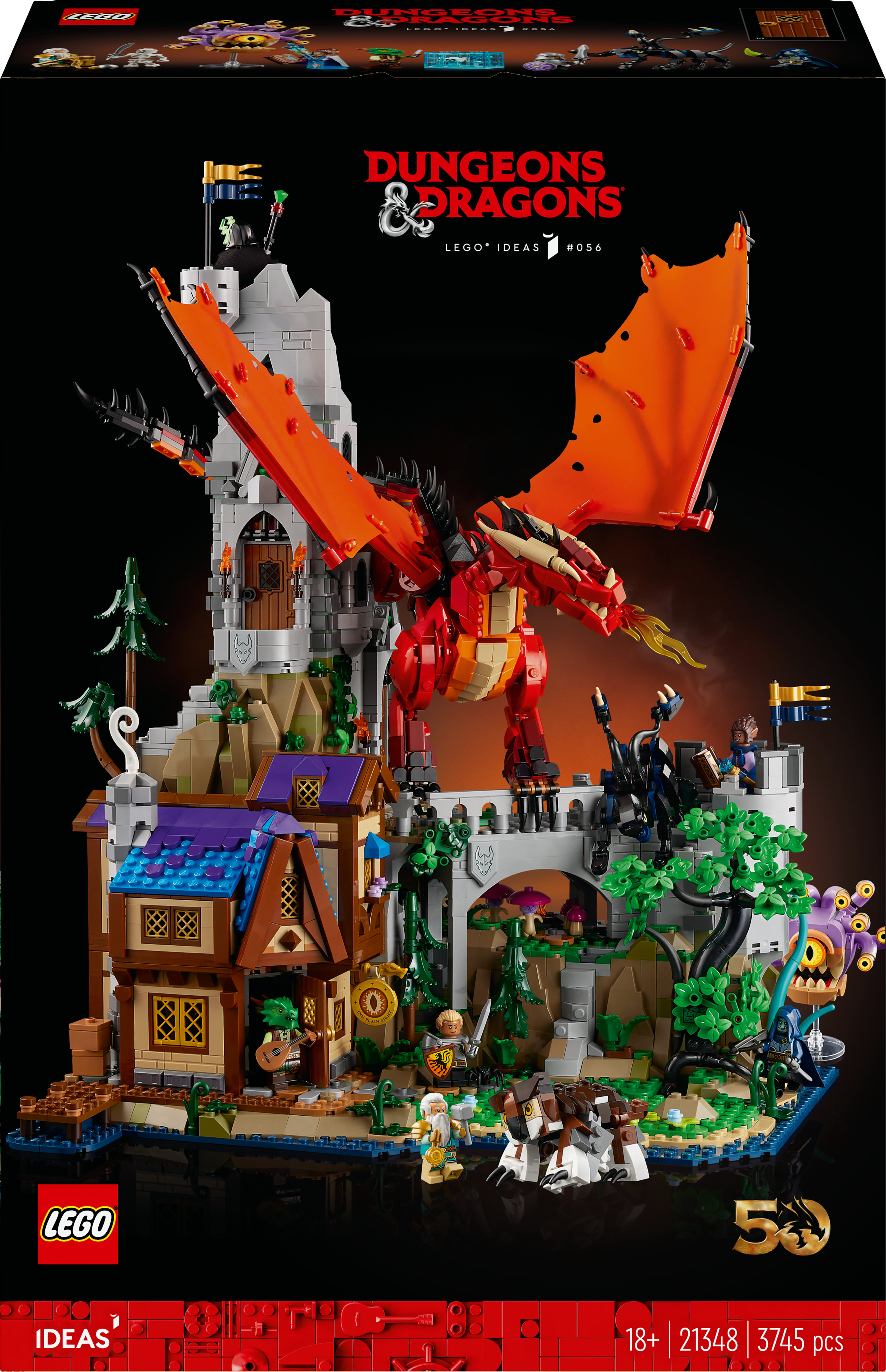 LEGO Ideas Dungeons & Dragons: Kırmızı Ejderhanın Hikayesi 21348