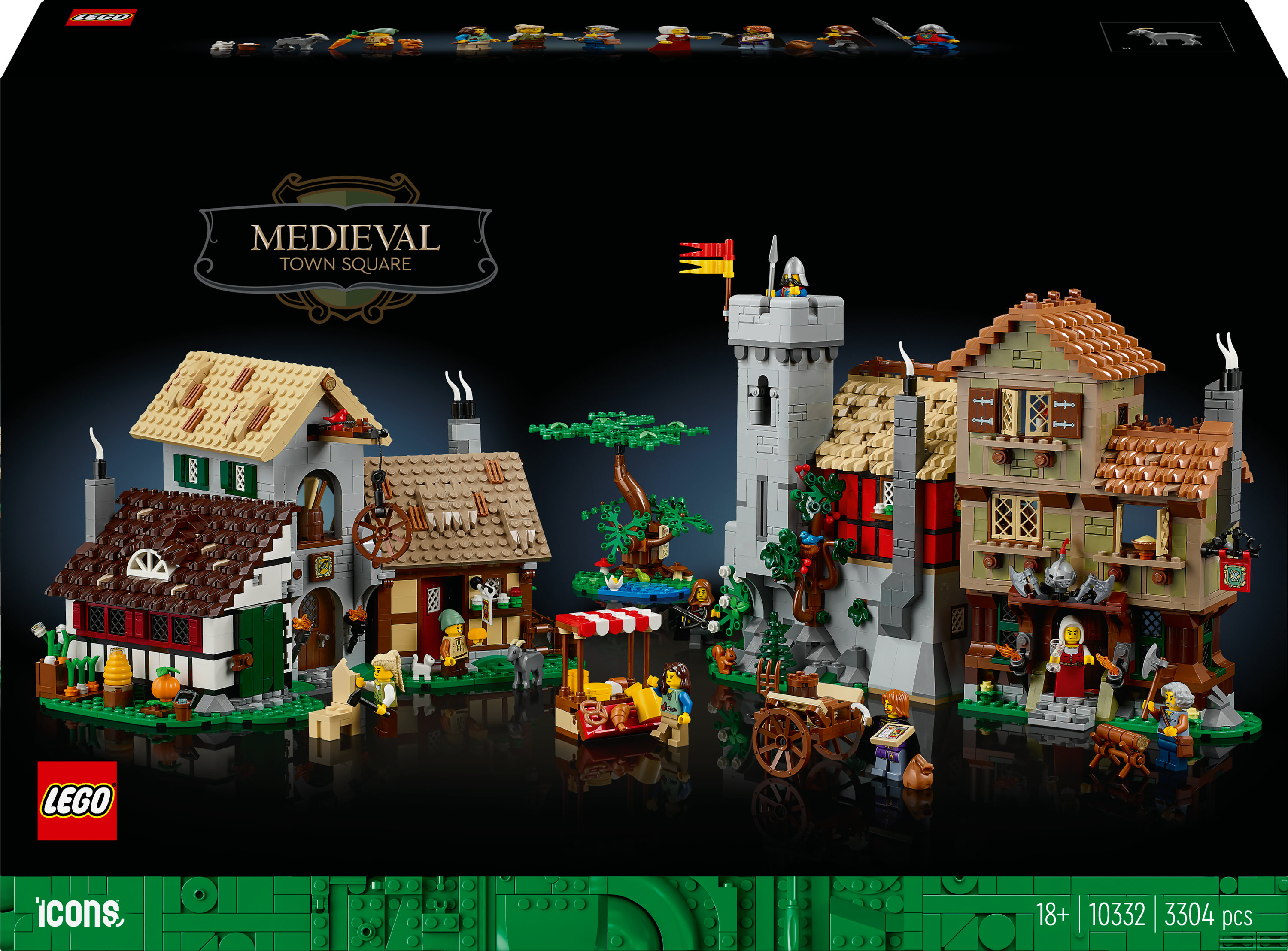 LEGO Icons Ortaçağ Kasabası Meydanı 10332