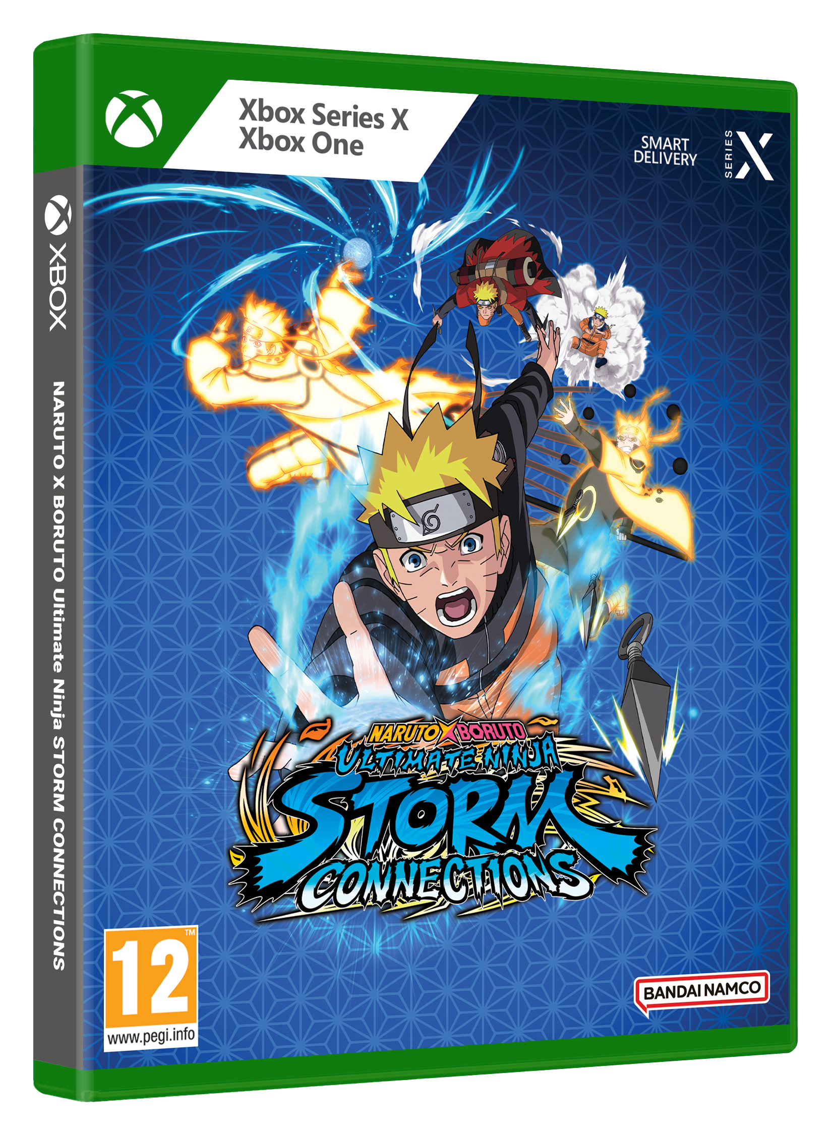 Pudełko gry Xbox Series X/One dla Naruto x Boruto Ultimate Ninja Storm Connections.