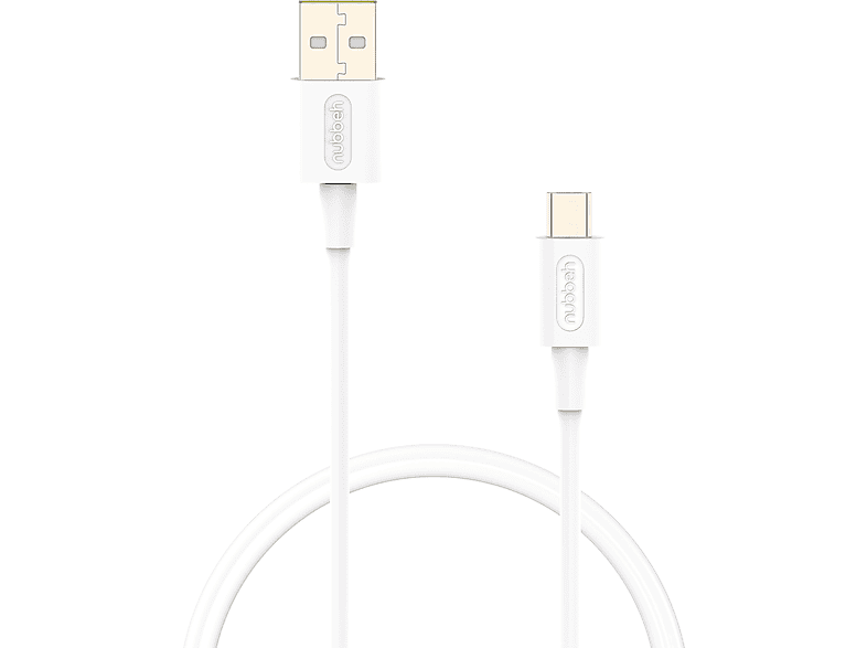 Cable USB a MicroUSB NUBBEH Elisium, USB 3.0, Blanco MediaMarkt
