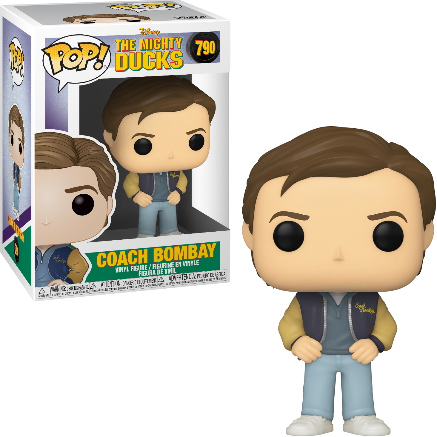 Coach Bombay Funko Pop Figur mit ihrer Box.
