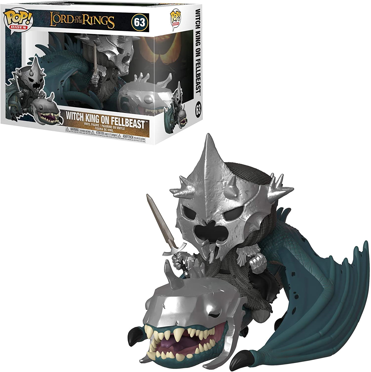 Funko Pop vom Hexenkönig auf Fellbest aus Der Herr der Ringe.