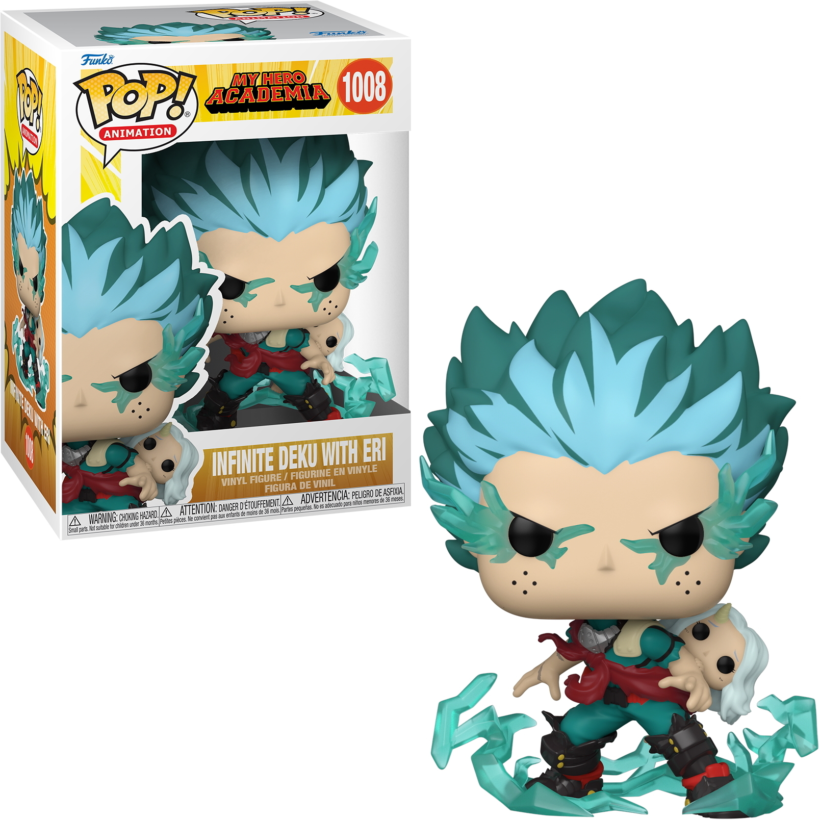 Funko Pop Figur. Deku mit Eis-Effekten. Box und Figur sichtbar.