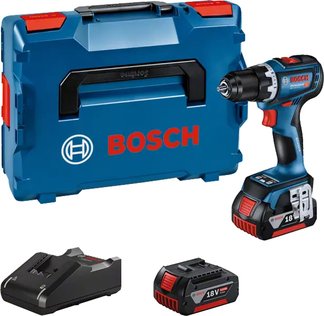 BOSCH PROFESSIONAL Professional GSR 18V-90 C 5Ah Çift Akülü Vidalama Makinesi