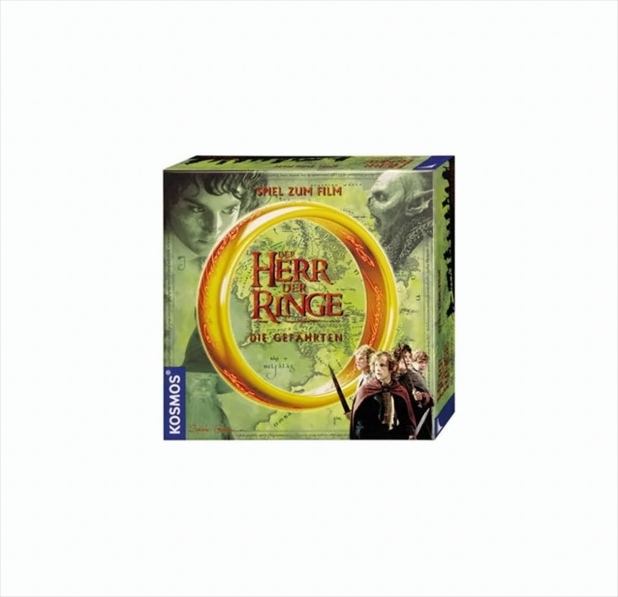 Die Herr der Ringe Brettspielbox. Die Box befindet sich auf weißem Hintergrund.