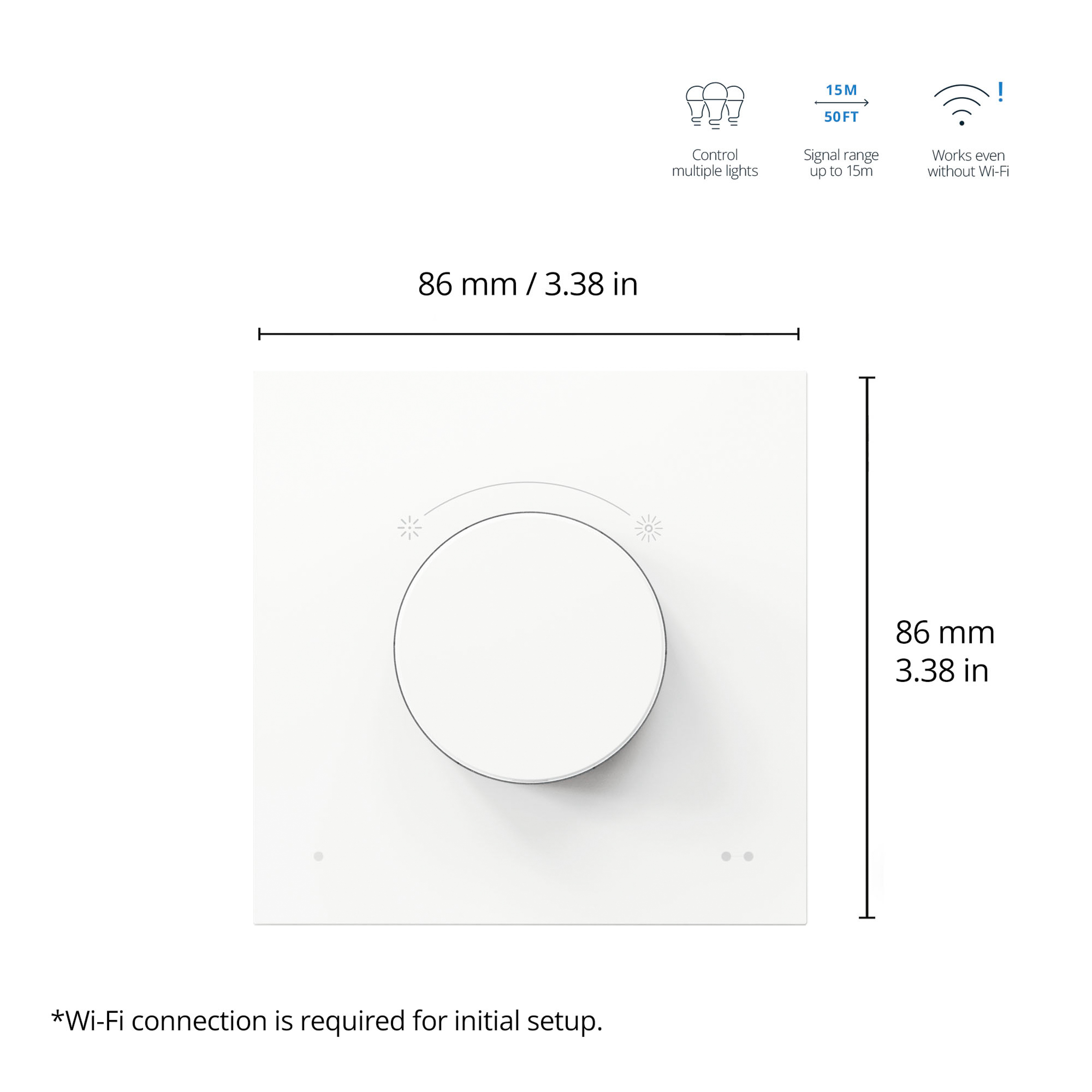 WIZ Smart Dial Switch - Dial switch (White) White