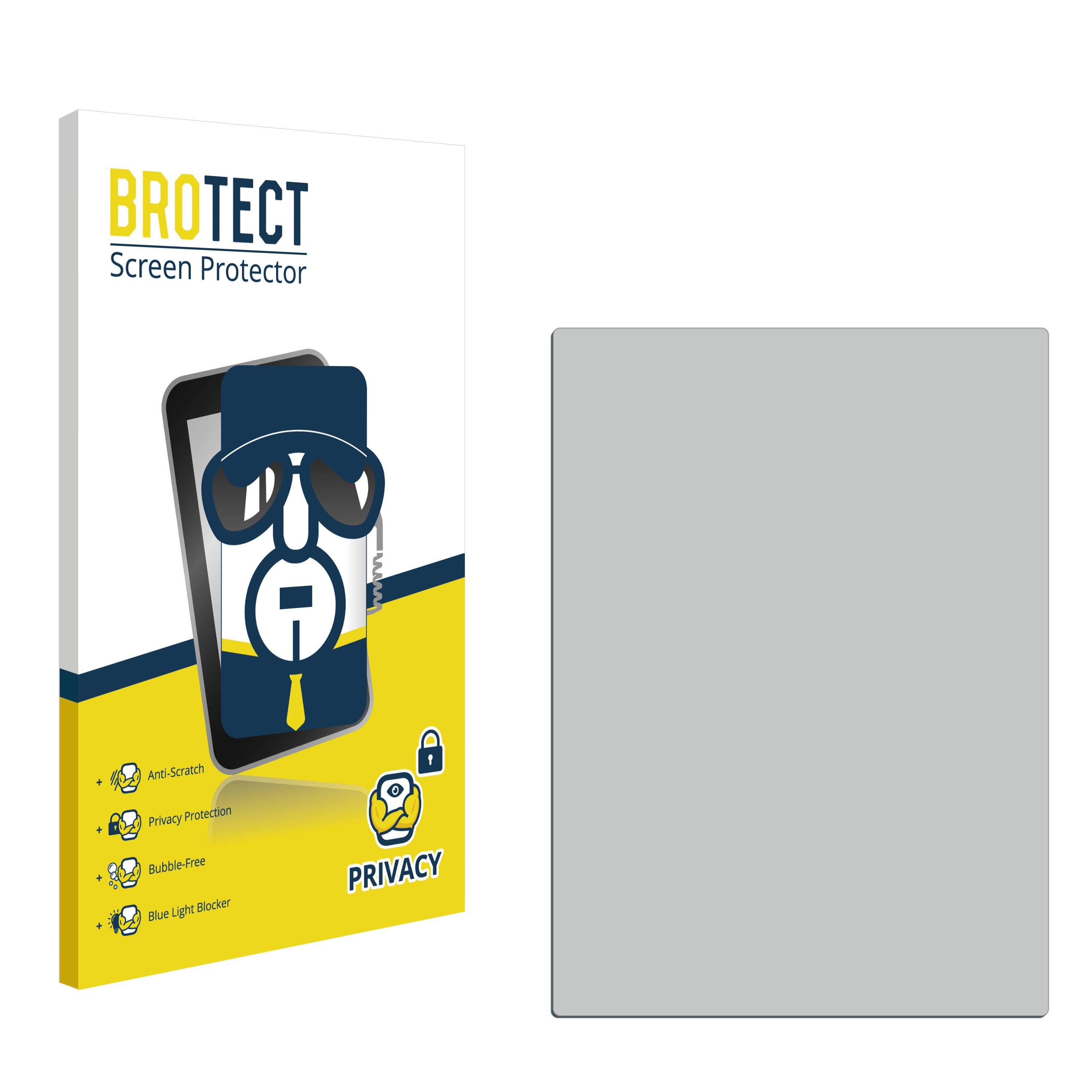 BROTECT Blickschutzfolie Für Microsoft Surface Pro 10 - Privacy Screen Mit Blaulichtfilter