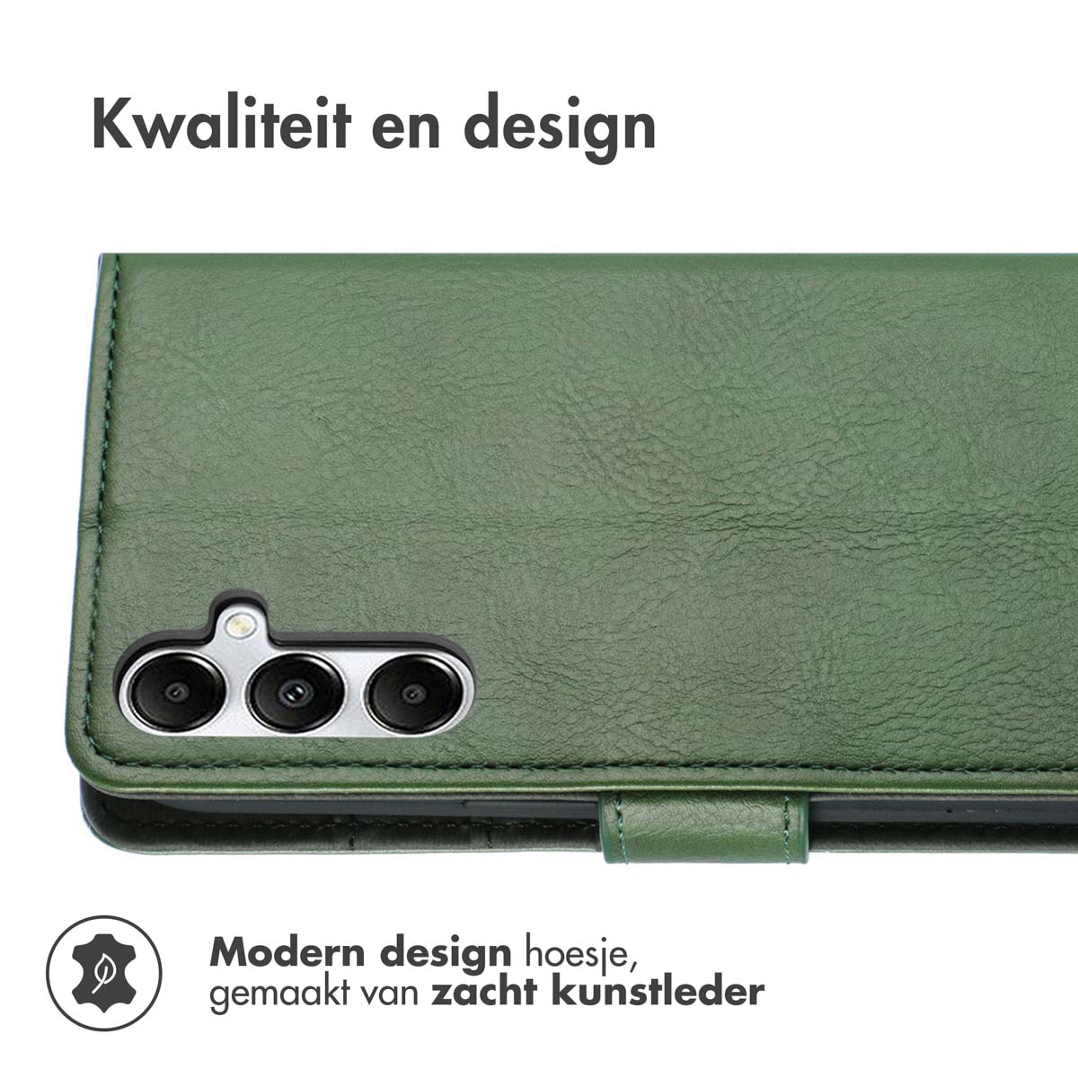 IMOSHION Coque folio compatible avec Samsung Galaxy S24/Samsung Galaxy S25 Étui de Téléphone voor Samsung Samsung Galaxy S24/Samsung Galaxy S25 Vert