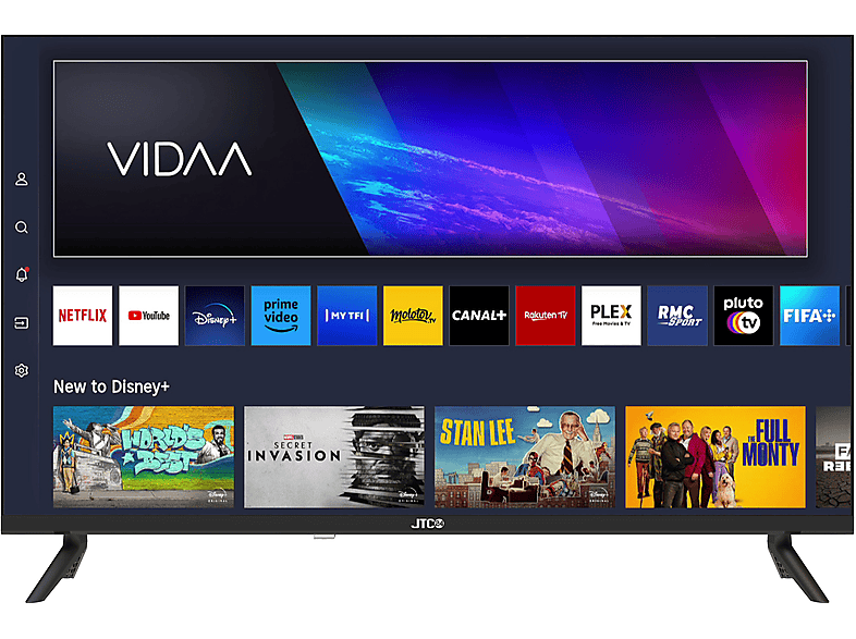 JTC-24 JTCS32H39323FL LED TV (Flat, 32 Zoll / 80 cm, HD, SMART TV ...