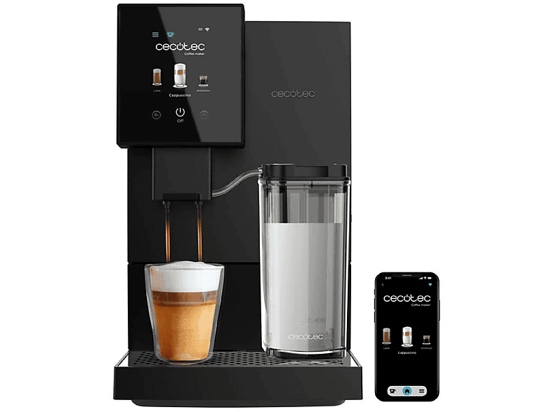 Cafetera superautomática | CECOTEC Cremmaet Compactccino Connected, 19 ...