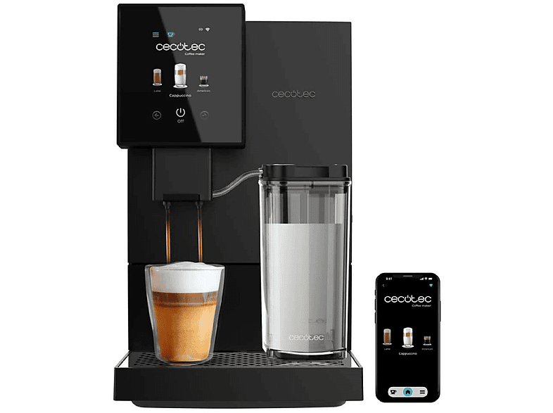 Cafetera superautomática - CECOTEC Cremmaet Compactccino Connected