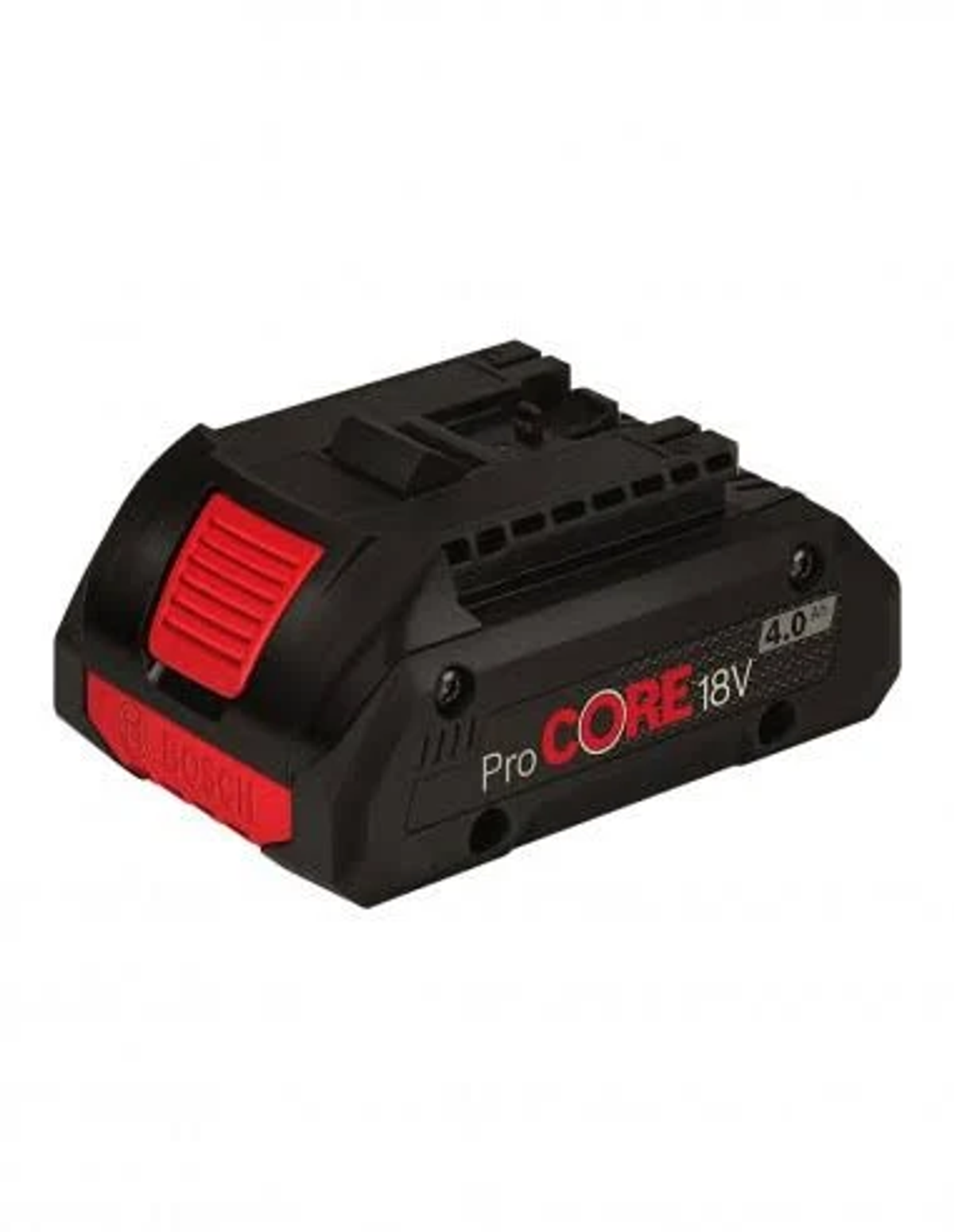 Batería Bosch 18V ProCORE negra y roja.