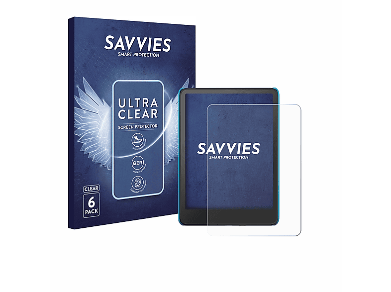 Savvies 6 Stück Displayschutzfolie Für Canon Ixus 240 HS – Ultraklar, Kratzfest, Made In Germany