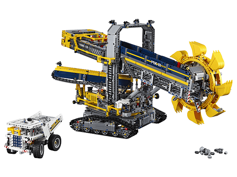 かのけいまま LEGO Technic Bucket Wheel Excavator Lego-bouwset Meerkleurig