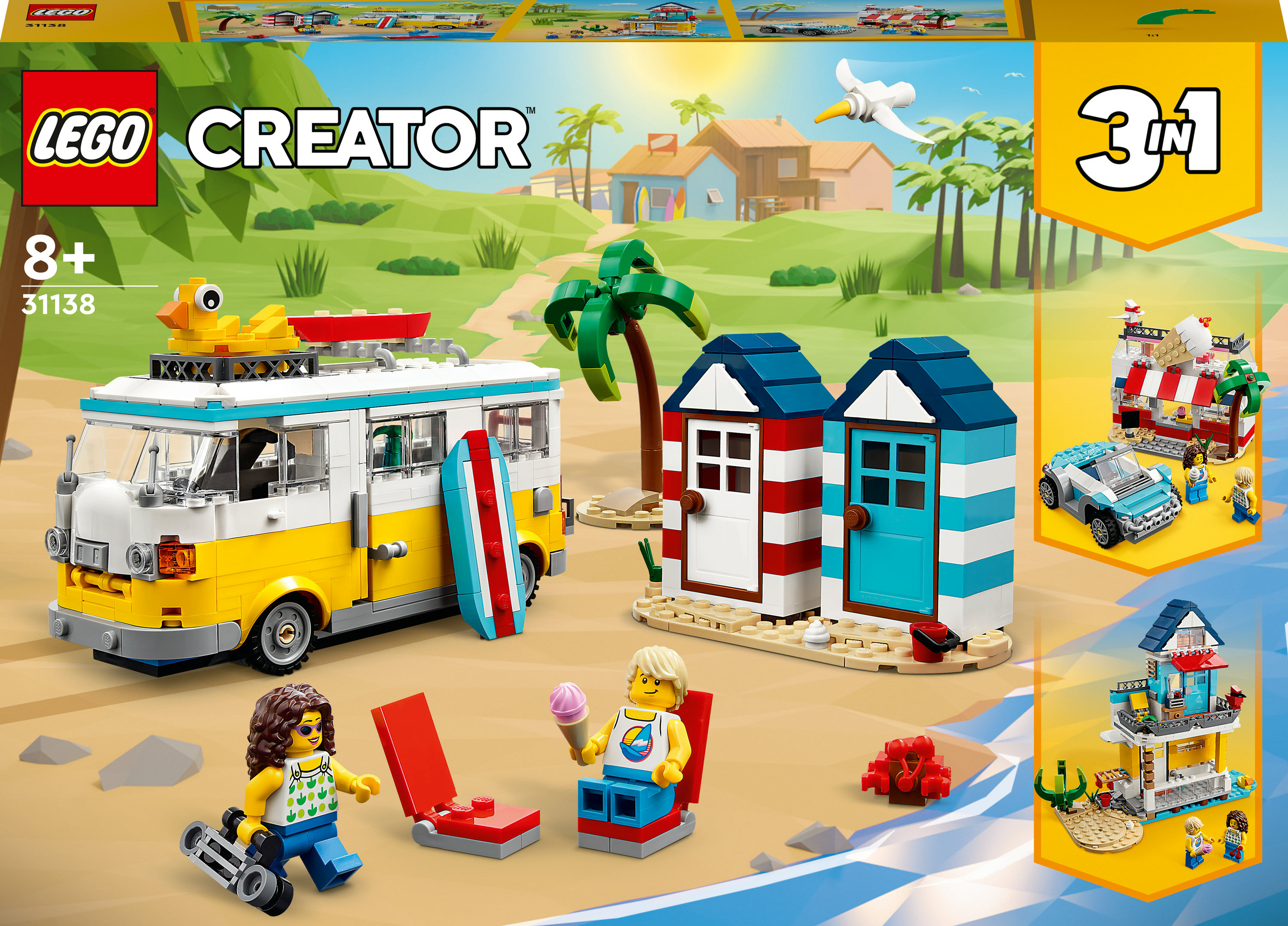 LEGO Creator Plaj Karavanı 31138