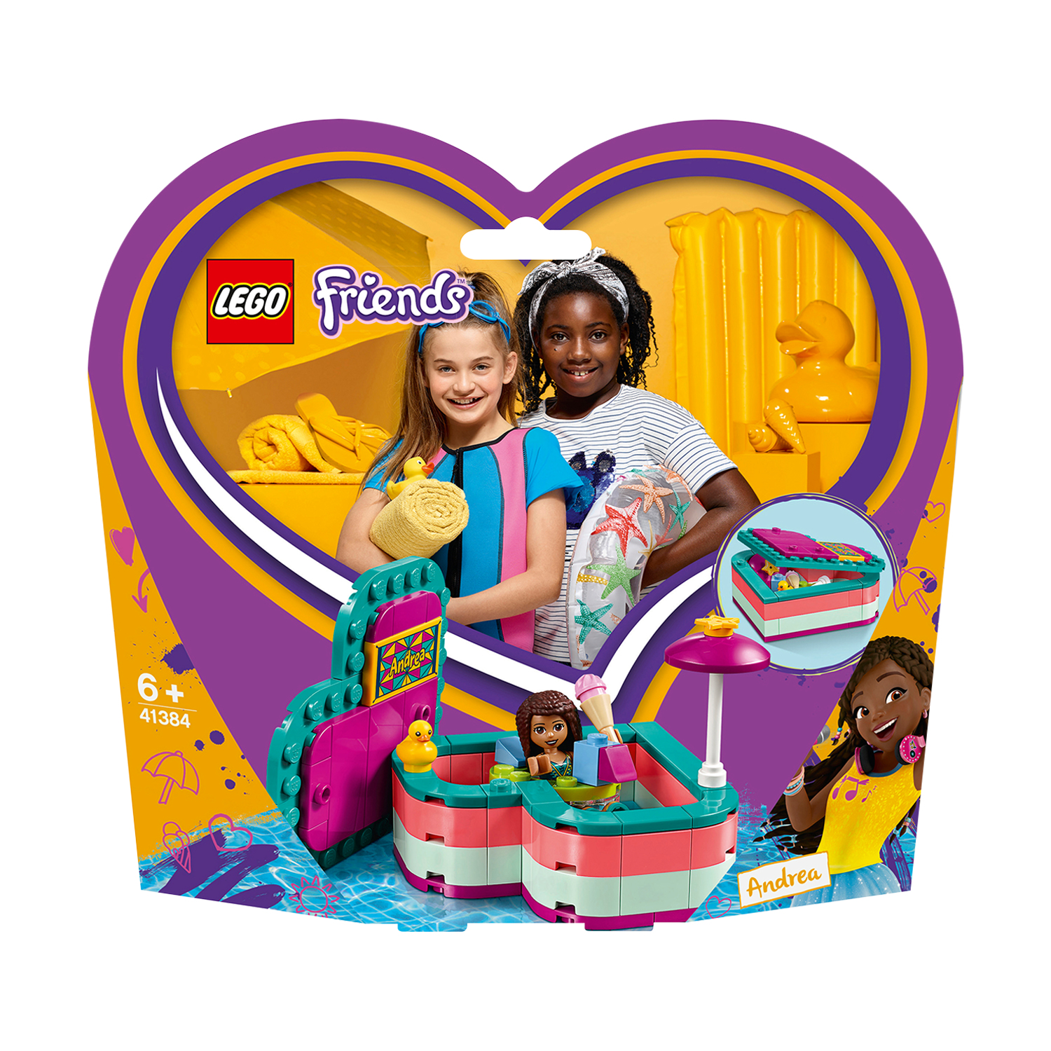 LEGO Friends Andrea'nın Yaz Kalp Kutusu 41384