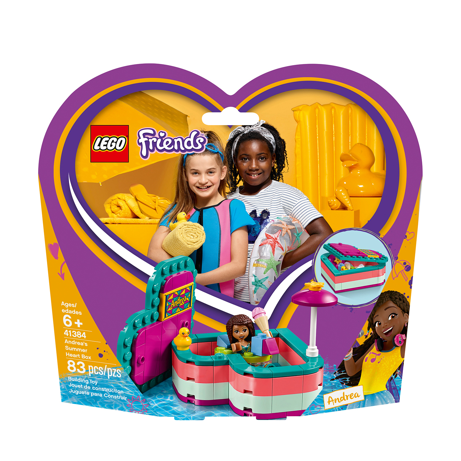 LEGO Friends Andrea'nın Yaz Kalp Kutusu 41384