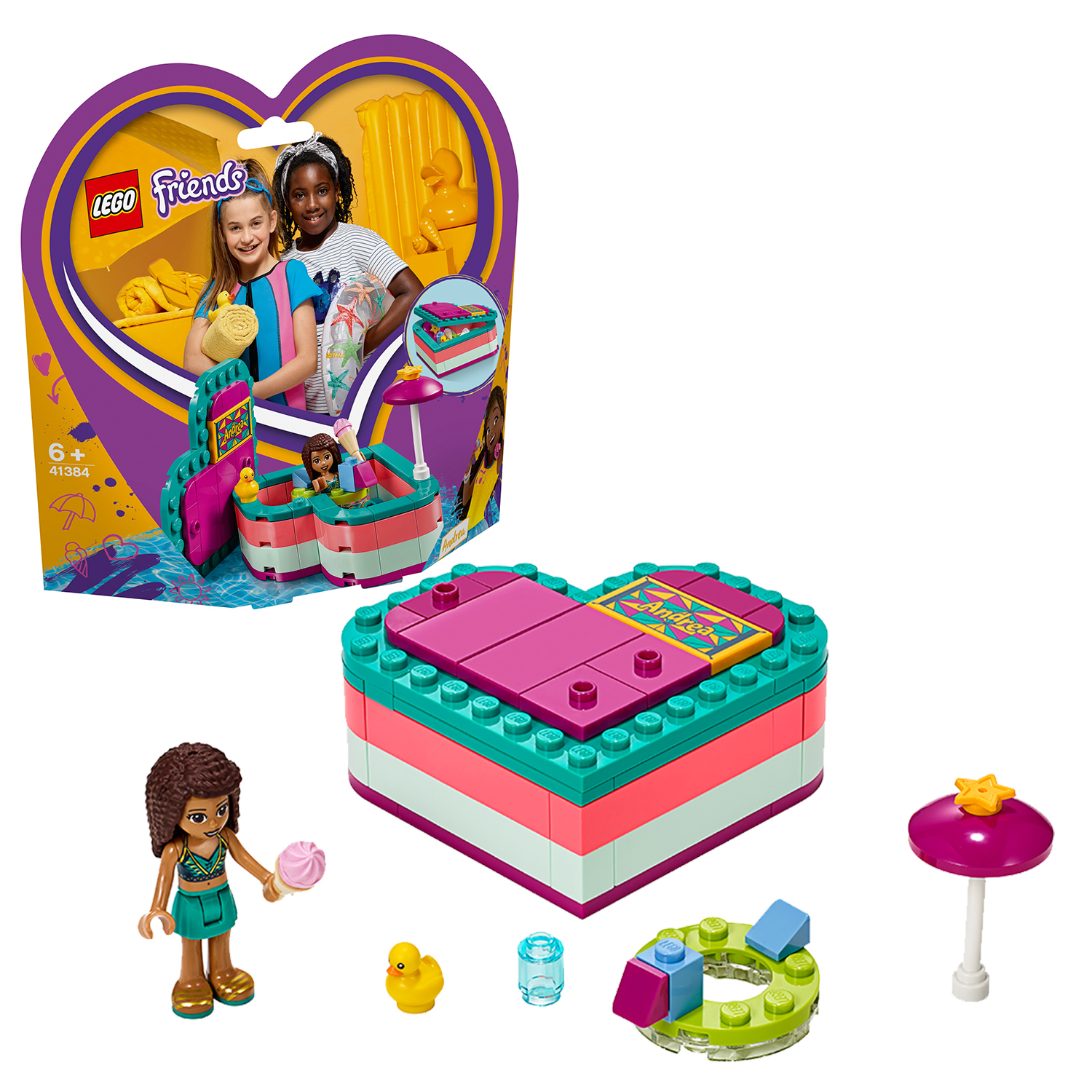 LEGO Friends Andrea'nın Yaz Kalp Kutusu 41384