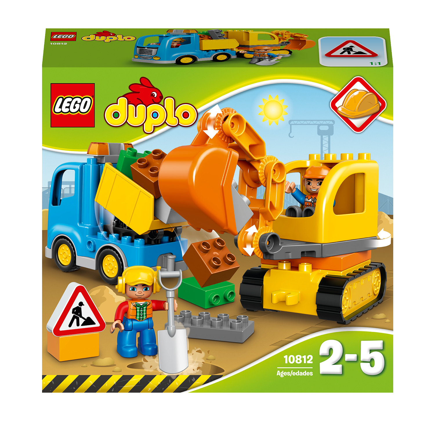 LEGO Duplo Kamyon ve Paletli Kazıcı 10812
