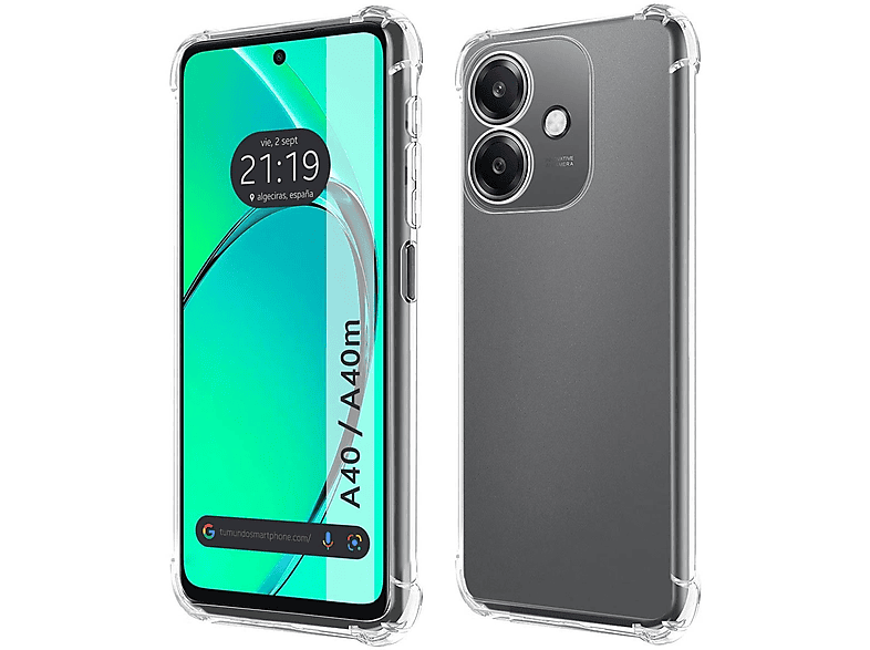 Funda Glitter Para OPPO A79 5G / OnePlus Nord N30 SE - Transparente Con Brillo, Anti-Golpes Y Elegante - Rosa Oro