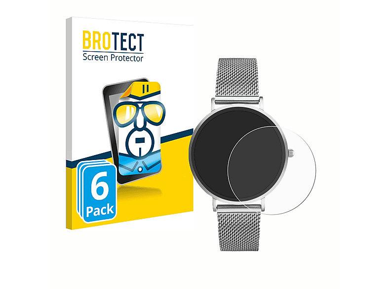 brotect Pellicola Protettiva Vetro per Samsung Galaxy Watch (42 mm) Protezione Schermo (3 Pezzi) [Durezza Estrema 9H, Chiaro