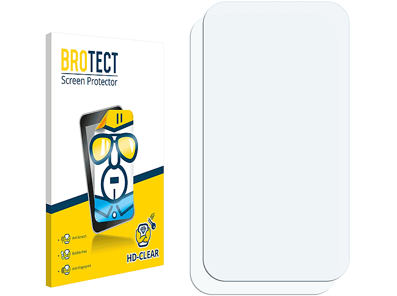 Film Protecteur écran BROTECT Pour Adyen AMS1 (2 Pièces) - Ultra Clair, Anti-rayures, Anti-empreintes