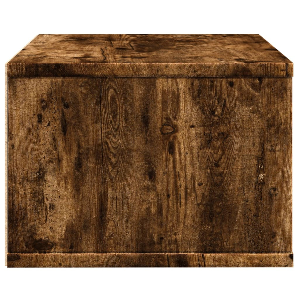 Eine Holzschranktextur. Die Holzmaserung ist sichtbar und die Farbe ist braun.