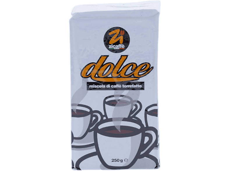 ZICAFFE Dolce - gemahlen / 250 Gramm gemahlener Kaffee 