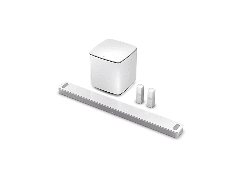 BOSE SMART ULTRA SOUNDBAR WHITE, Soundbar, Weiß | SATURN