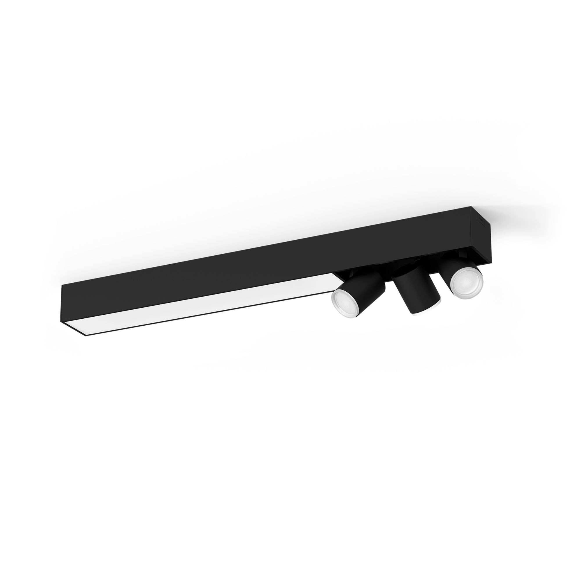Czarny soundbar z logo Dolby DTS Home na białym tle.