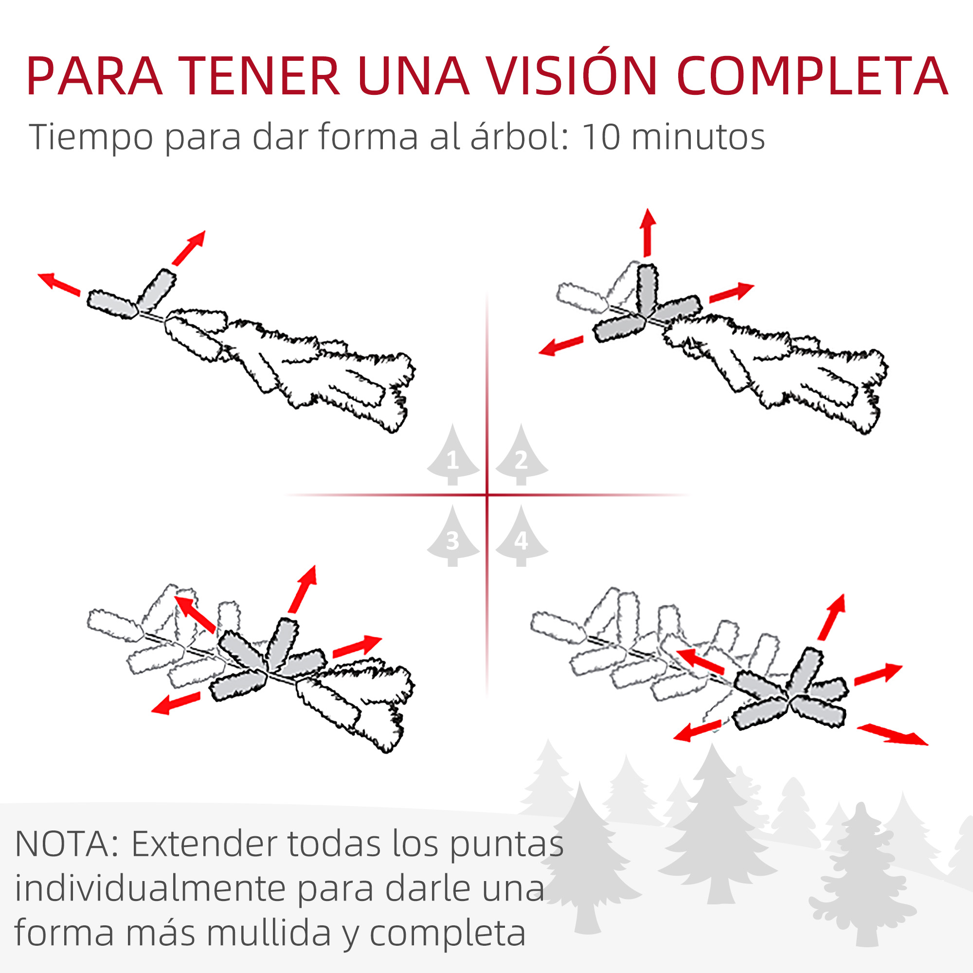 Un árbol de Navidad decorado con luces y adornos en un entorno doméstico.