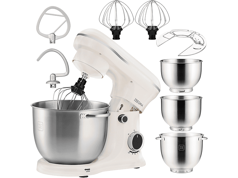 Procesador de alimentos | ZEEGMA PLANEET MULTI BLACK, 1900 W, 6,2 l