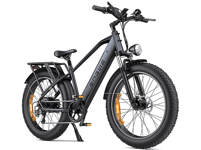 ENGWE E26 Citybike (Laufradgröße: 26 Zoll, Unisex-Rad, Schwarz)